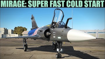 Mirage 2000C: 3-Minute Fast Cold Start Tutorial | DCS WORLD
