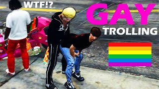 TROLLING GTA RP SERVERS ACTING GAY TO GANGSTERS (FUNNY MOMENTS)