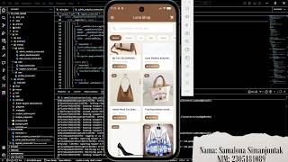 Aplikasi Mobile Online Shope berbasis flutter dan firebase. console