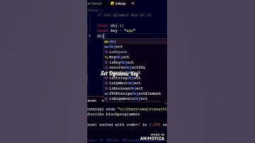 How to set dynamic keys on objects in javascript