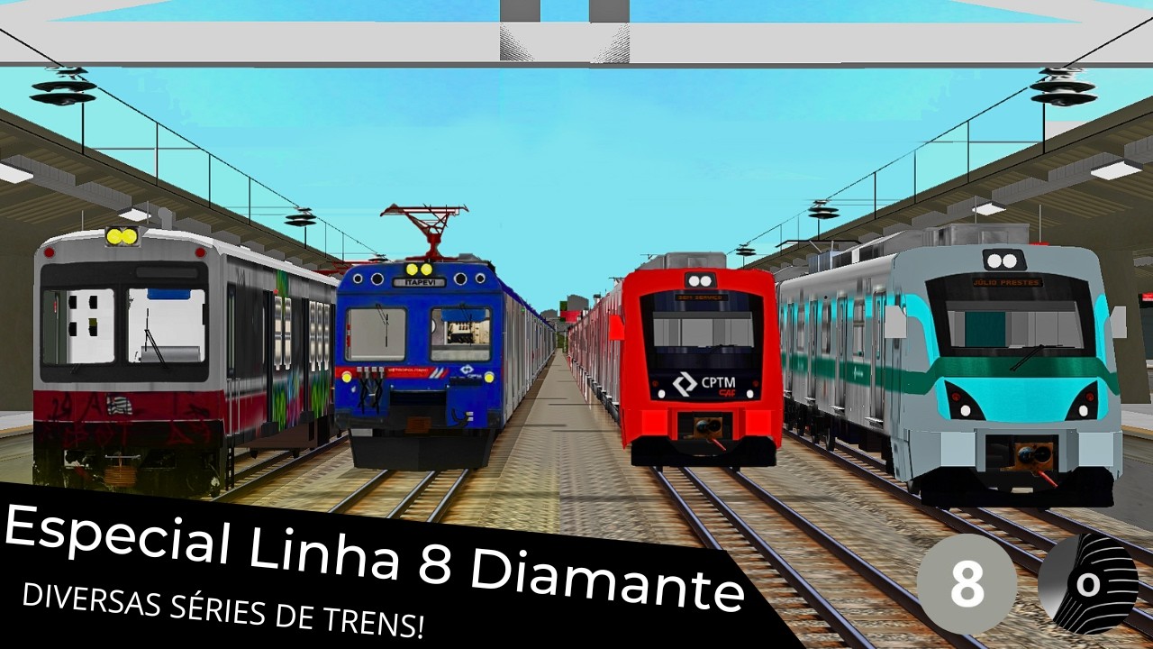 OpenBVE - ESPECIAL LINHA 8 DIAMANTE DA CPTM!
