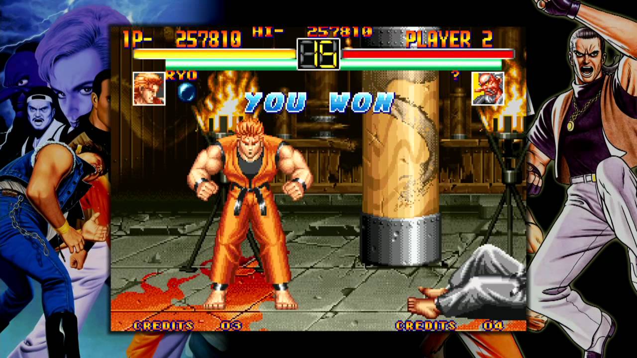 NEOGEO Station攻略ブログ」龍虎の拳 Mr.カラテ戦 - YouTube