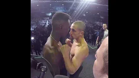 COLD STARE! Israel Adesanya vs. Robert Whittaker face off at UFC 243