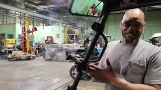 How To Install The Windshield On The Rover 200cc Gas Golf Cart UTV