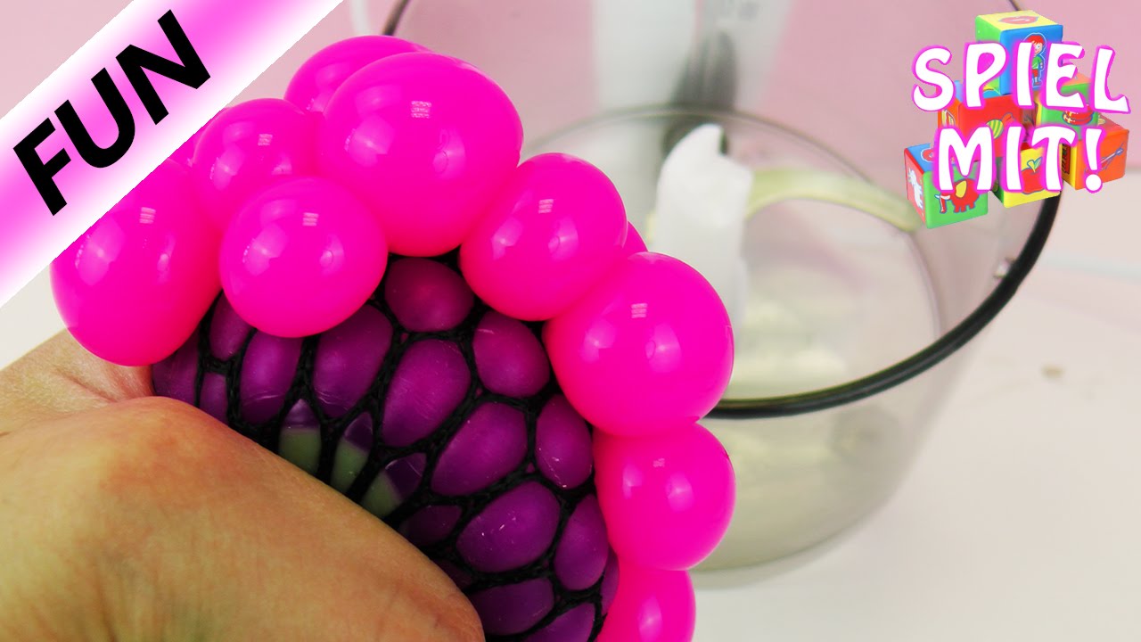 Squishy Mesh Ball im Mixer Zerschneiden! Kaans verrückte ...