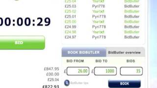 Swoopo video tutorial - The Bid Butler (UK)