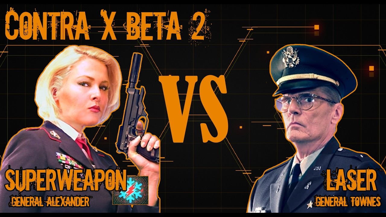 C&C Generals Contra X BETA 2. Challenge: Superweapon General vs Laser General [Hard] #13