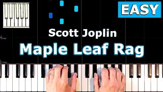 Maple Leaf Rag - Scott Joplin - Piano Tutorial Easy