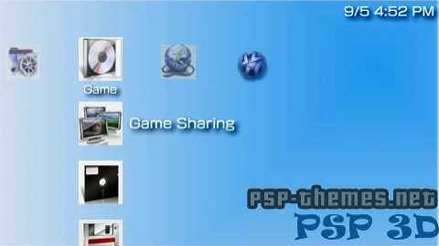 PSP Theme PSP3D PSP-Themes.NET