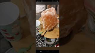 Himalayan salt stone, can you lick it? rsosos 😂💥💥💚