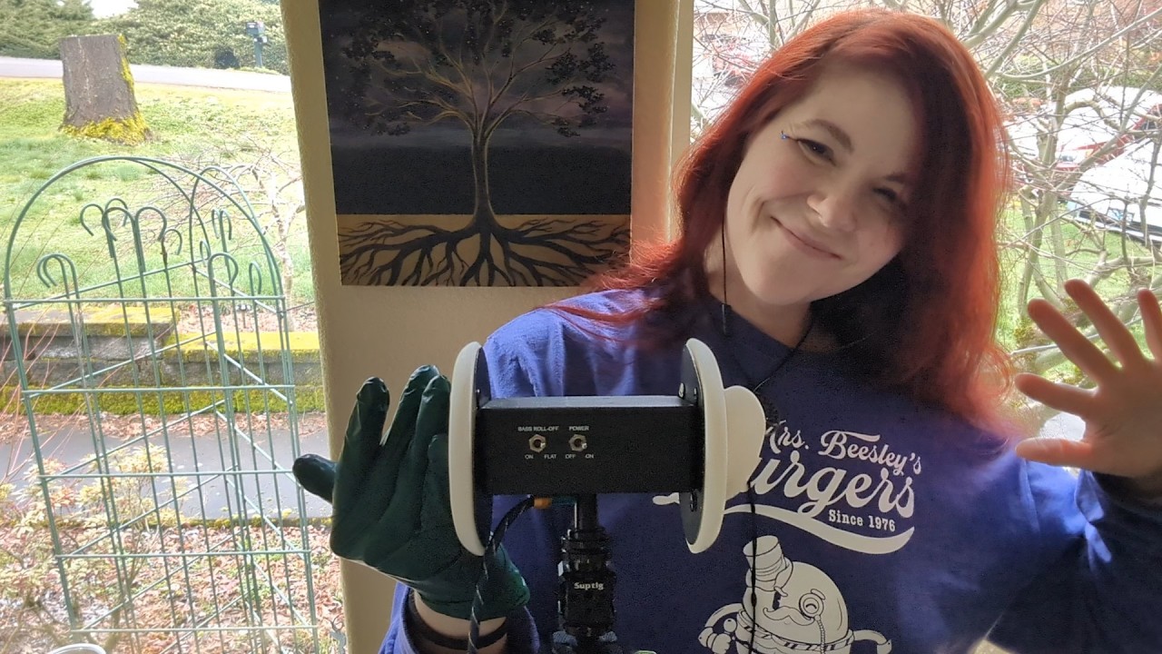 ASMR - Ear Picking, Palpating and Folding on Old 3Dio - Soft Spoken Rambling