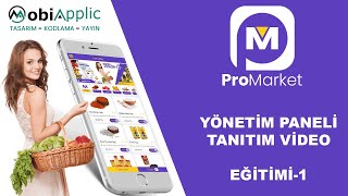 Pro Market Mobil Uygulaması - Yönetim Paneli Tanıtım Videosu screenshot 4