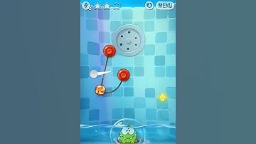 Cut The Rope Experiments Bath Time level 21 Walkthrough