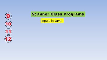 Inputs in Java PROGRAMS | Scanner class in Java | ICSE/ISC | Hindi