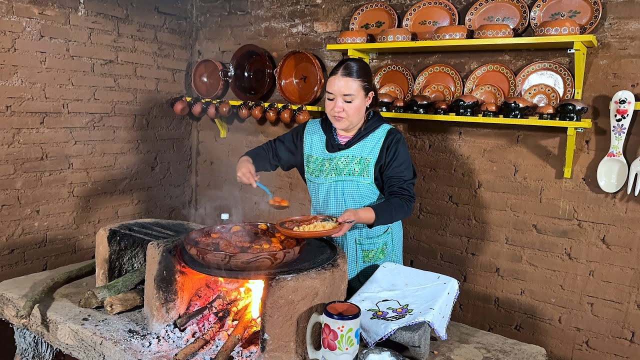 Receta De Espinazo De Puerco En Chilito De Adobo, La Cocina En El Rancho