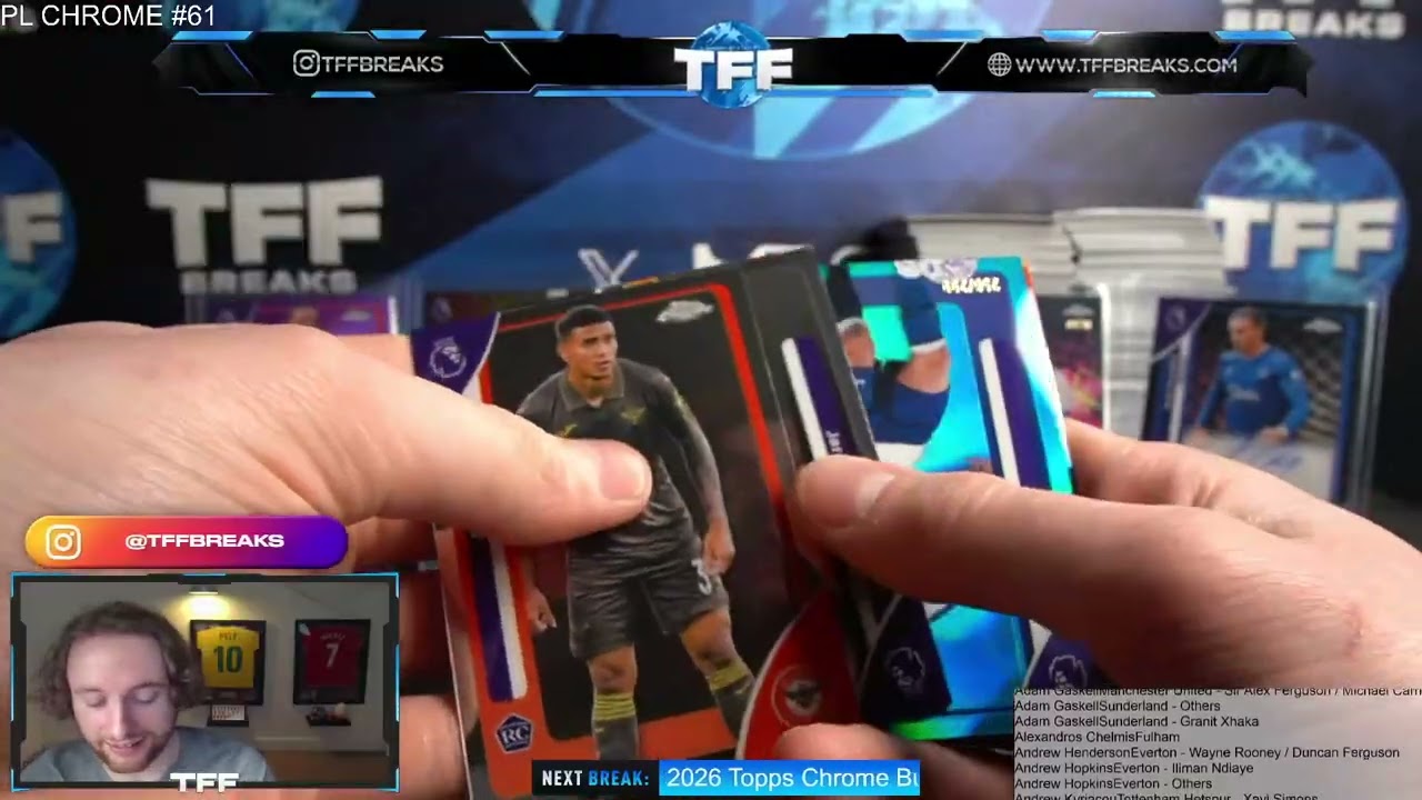 2026 Topps Chrome Premier League EPL Soccer Hobby 12-Box Case PYT/PYP #61