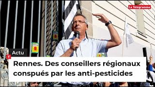 Rennes. Des conseillers régionaux conspués par les anti-pesticides