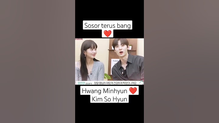 Hwang Minhyun Mode Kulkas Rusak kalo sama Kim So hyun #hwangminhyun #kimsohyun