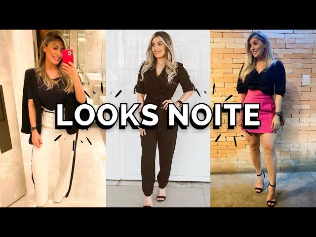 LOOKS PARA JANTAR A NOITE, looks noite, quais looks usar em uma festa a  noite 