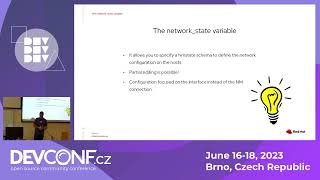 Linux System Roles: Network Config with Nmstate - DevConf.CZ 2023