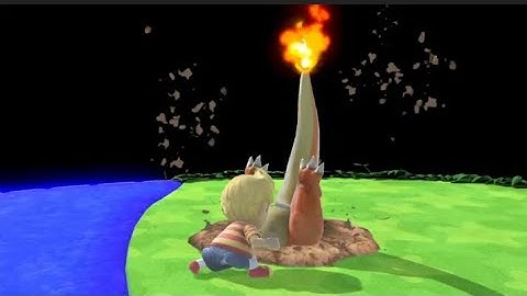 Lucas Down throw Charizard(Kemoryona)