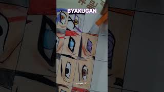 Draw Nejis Eye Byakugan.