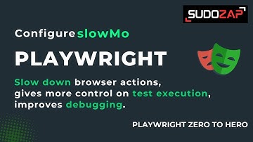 How to configure slowMo in Playwright 🔥Slow Down Test Execution 🔥 Improves Debugging 👉 @sdetchamp