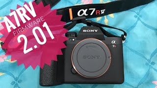 Sony A7RV Firmware update version 2.01