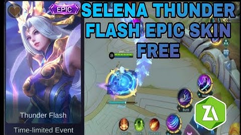 Selena Thunder Flash Epic Skin Script - NO PASSWORD / Easy Tutorial / Mobile Legends