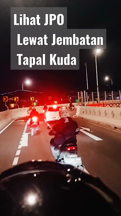 Lihat JPO Tj Barat di malam hari 🤩 #shorts #jalanmalam #jpo #jembatan