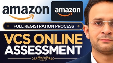 "How To Apply for Amazon VCS Job in 2025 | Amazon Assesment Test 2025 