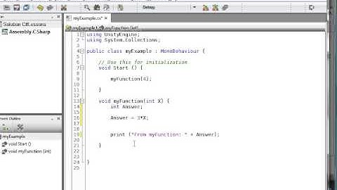 UNITY3D - C# Lesson - 13  Function Parameters
