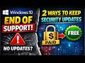 Windows 10 End of Support: 2 Ways to Keep Getting Security Updates thumbnail