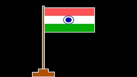 How To Draw Indian Flag In C++ (Computer Graphics)