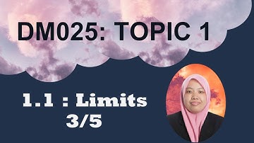 DM025 Chapter 1 (1.1 Limits) - 3/5