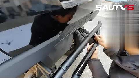 Installation of SAUTVS Rear Bumper for Polaris General 1000 XP 4 2016-2022 Accessories