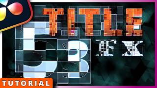 Create Epic Title FX | Step by Step Guide [Number 53] #davinciresolve #tutorial #titleanimation