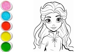 Coloring and Drawing Elsa from Frozen: A Creative Adventure