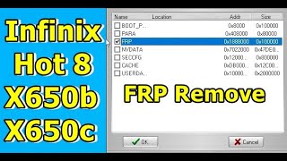 How to remove FRP Infinix Hot 8 X650b / X650c