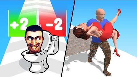 Merge Master Monster Run 3D | Girl Rider / All Level Gameplay: Android,iOS