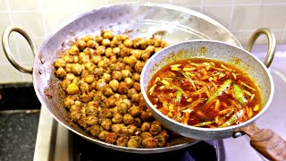 पिंडी छोले बनाने का बेहतरीन तरीका बिना प्याज़ टमाटर के | Pindi Chole Recipe | Kabitaskitchen