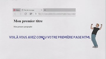 tutoriel html5 #2 : Ma première page html