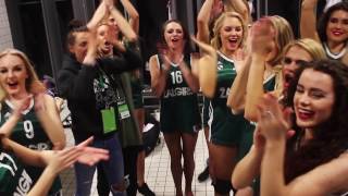 BC ŽALGIRIS DANCERS 2017 | Behind the time out #žalgiriošokėjos