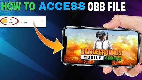 Android 9+ not show bgmi&pubg obb files problem fix #bgmi