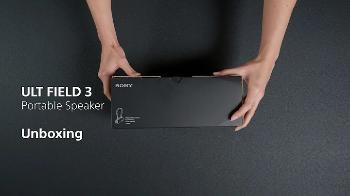 Unboxing: Sony ULT FIELD 3 Portable Speaker