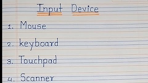 10 Input Device Name in English || Input Device ke naam  || Input Devices