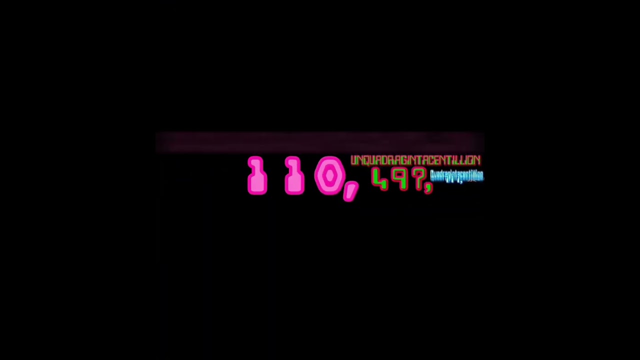 1 to 1 Sextquadragintacentillion by sounds