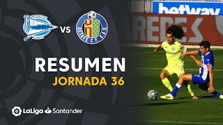 Resumen de Deportivo Alavés vs Getafe CF (0-0)