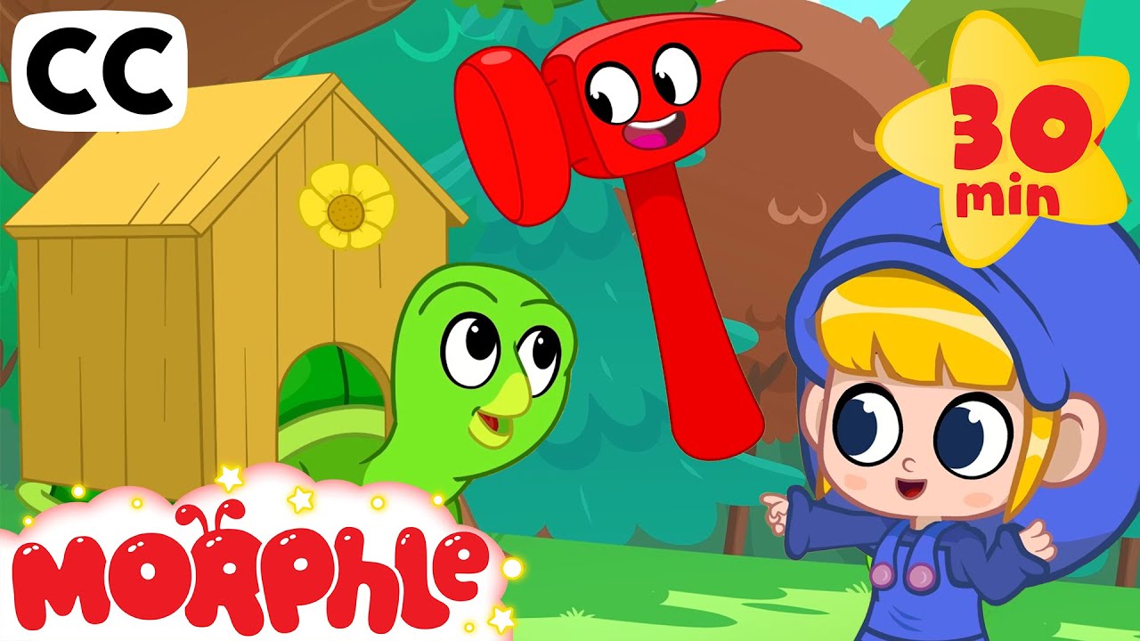 🏠 Morphle Builds Houses 🏠 | 30 minutes BEST OF Mila & Morphle Literacy | Cartoons with Subtitles