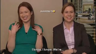 Pam And Erinthe Office Season 6 Bloopers Well This Is All For Michael Ep 25 -The Chump